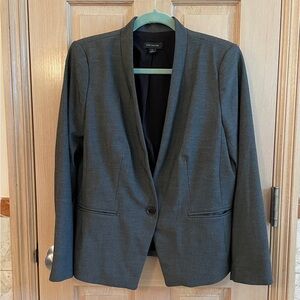 Ann Taylor Gray Tailored Blazer